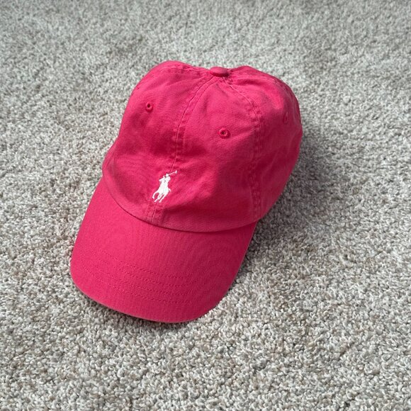polo by ralph lauren pink baseball hat ? main image 5